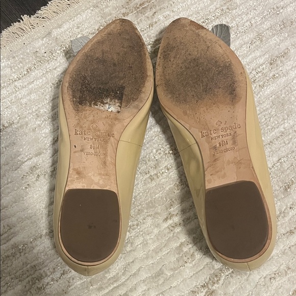 Kate Spade Tan Flower-Adorned Flats - Picture 4 of 5